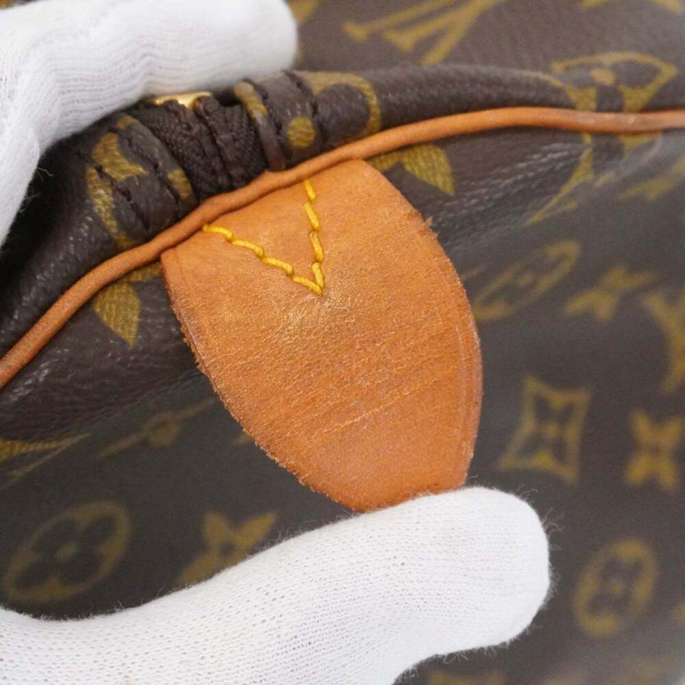 LOUIS VUITTON Brown Monogram Keepall 55 Boston Bag - Picture 5 of 14